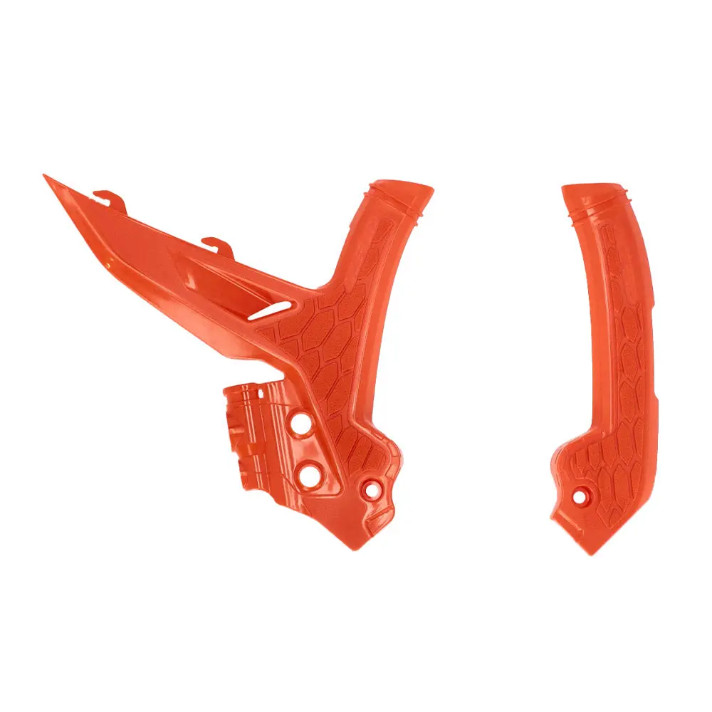 Ktm 350 Exc-F Six Days X-Grip Frame Protector - Orange 1