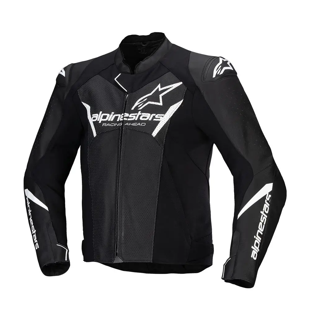 Faster V3 Airflow - Leather Jacket (Black/White) 1