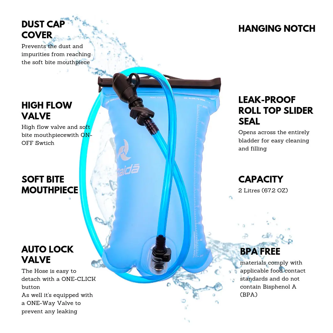 Raida Hydration Bladder 2.0L 2