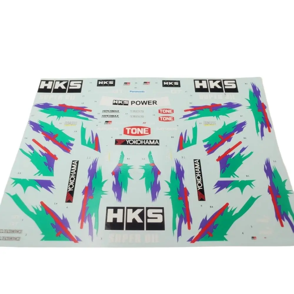 1/24 Toyota Supra Hks Coating Transfer Sticker For Rc Drift Car 1