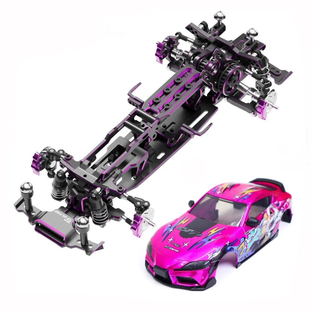 Tg Super  Ultra 1/24 Metal Rc Drift Car Kit  All Op 1