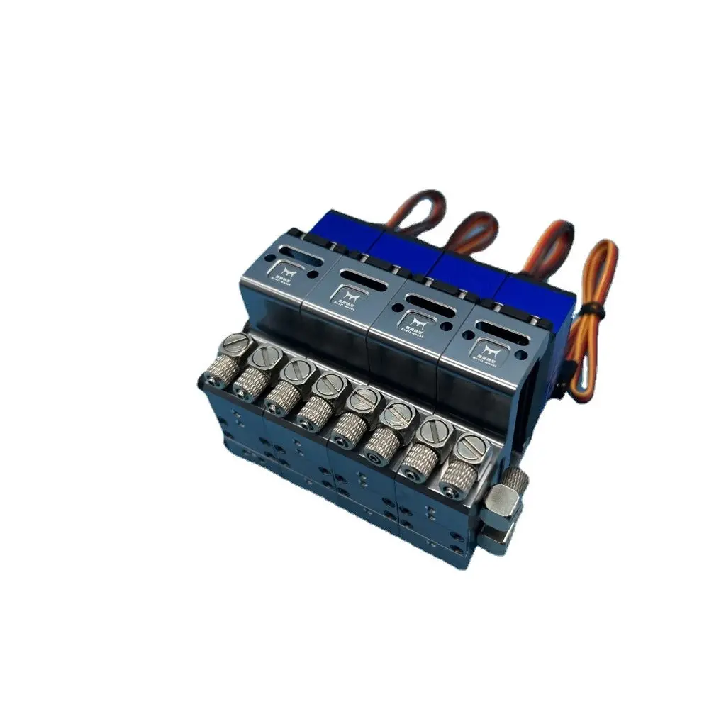 Hydraulic Oil Valve Controller With Neutral Return Oil For 1/12 Rc Hydraulic Excavator Bulldozer 1