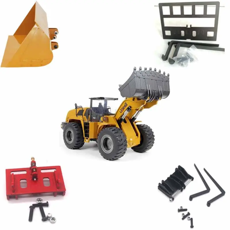 Huina 583 Rc Loader Forklift  Metal  Modified Upgrade Part 1