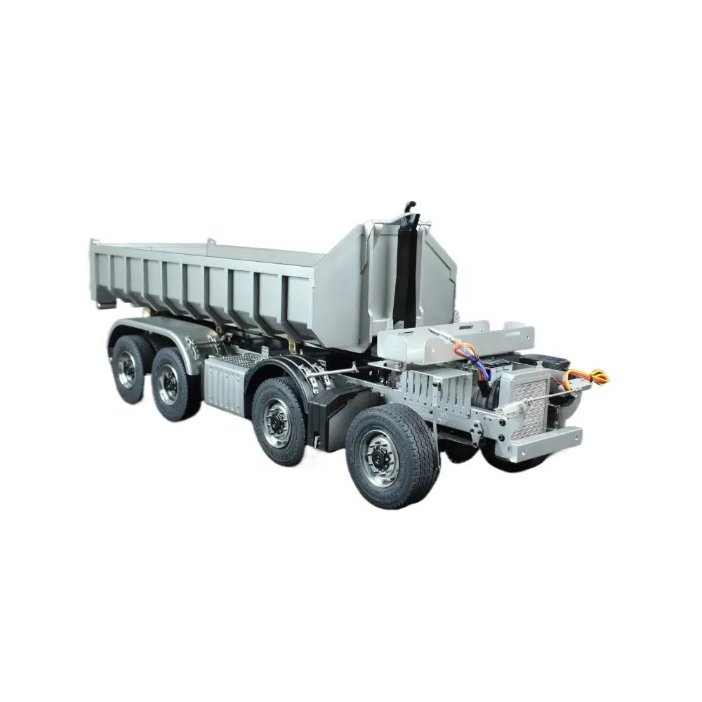 1/14 Tamiya Actros Rc Tractor 8X8 Metal Hydraulic Ro-Ro Dump Truck Chassis Assembly 1