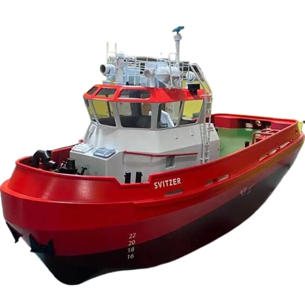 3D Print 1/33 Rc Tugboat Damen 1907 Tug Towing Boat Kit 60Cm 1