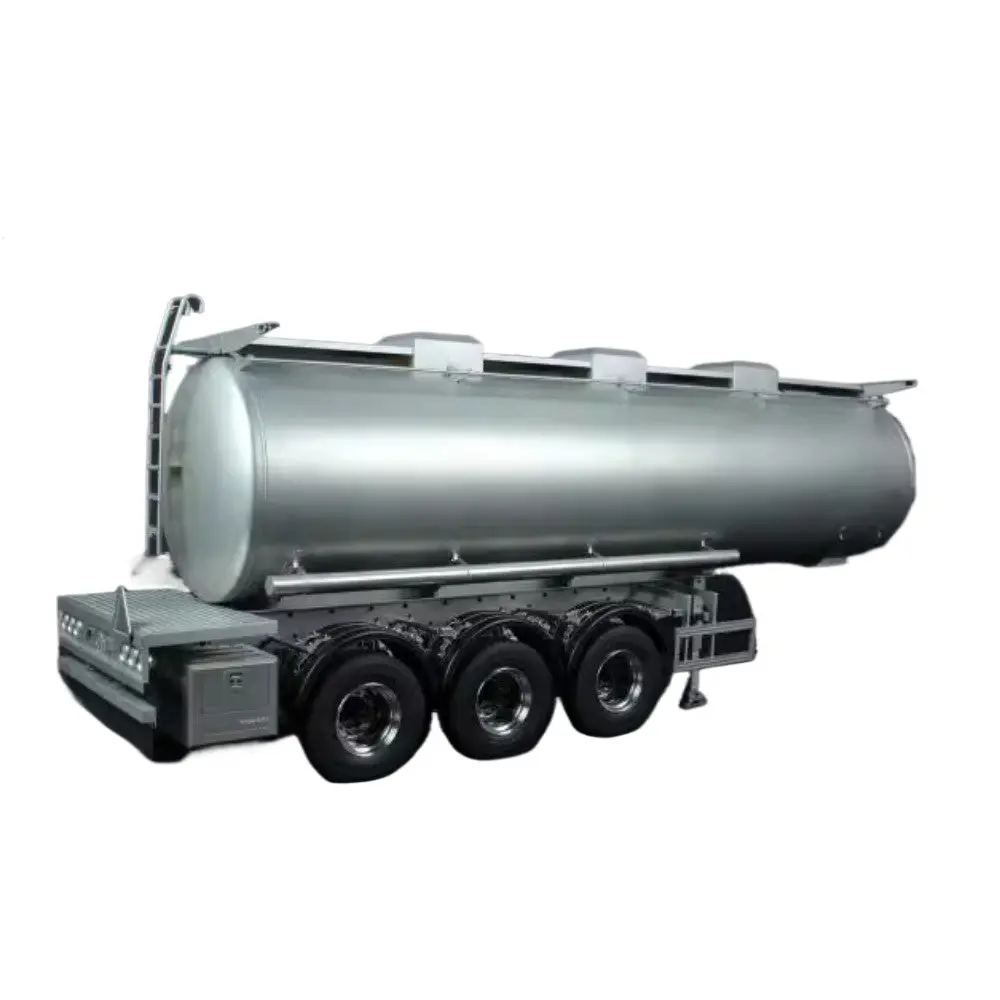 1/14 Tamiya Three-Axle Oil Tank Trailer Stainless Steel Model 2