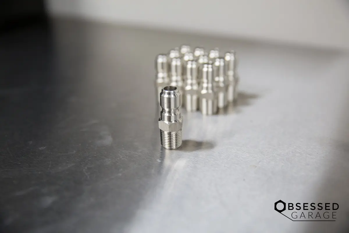 Stainless Steel 3/8" Male Qd Plug 1