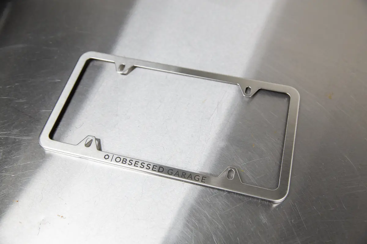 Stainless Steel License Plate Frame 7