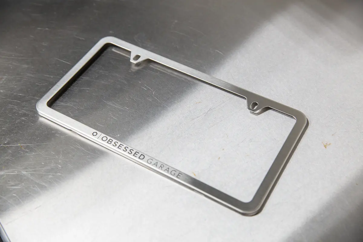 Stainless Steel License Plate Frame 3