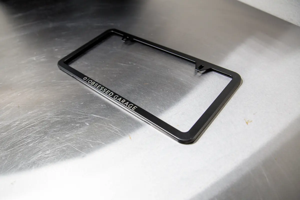 Stainless Steel License Plate Frame 2