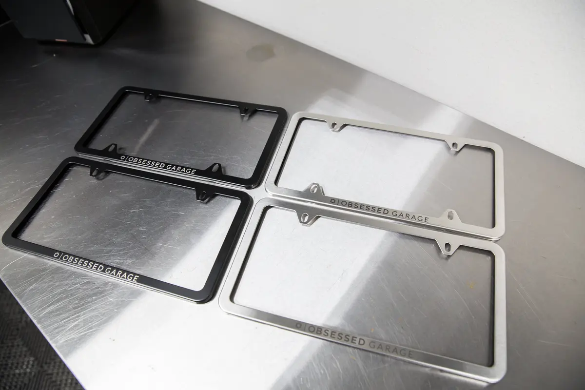 Stainless Steel License Plate Frame 1