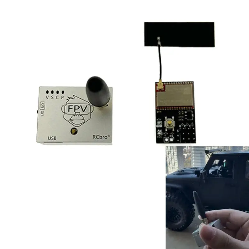 915Mhz  Head Mounted Wireless Tracking Module For 1/10 Rc Remote Control Climbing Car 1