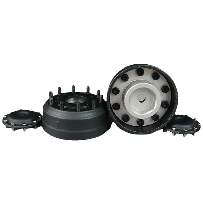 2Pcs Front Hub Metal Coupler  For 1/14 Remote Control Truck Tractor Scania R620 R470 Fh16 Tgx 1