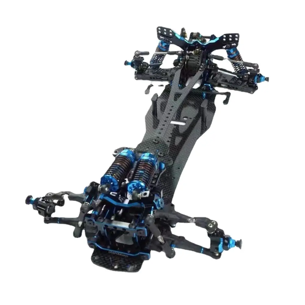 3Racing Sakura D5 Pro/A 1/10 Drift Car Rear Drive Two-Color Carbon Fiber Frame Kit 1