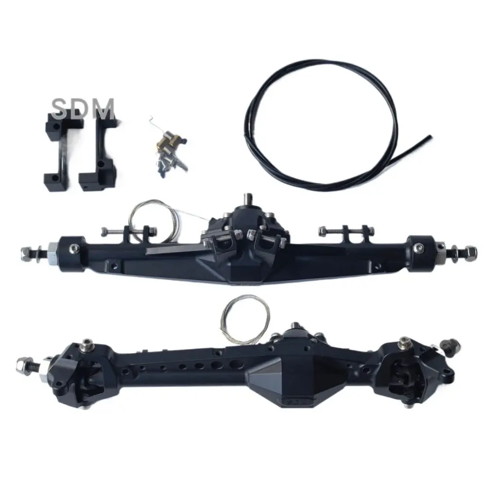 Sdm 1/10 Scx10 Trx4 Rc Car Differential Lock Constant Speed Steering Axle Da04 1