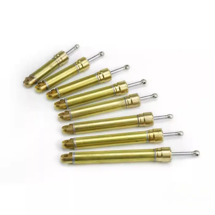 Lesu Brass Hydraulic Cylinder For 1/14 Rc Hydraulic Excavator Diy Yz-1808 1