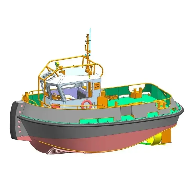 1/18 Damen1004 Tugboat Model Kit  Rc Ship 60Cm 1