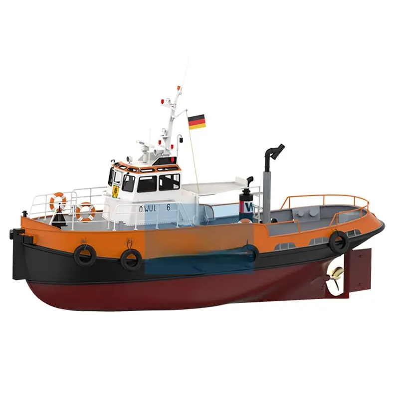 1:32 Port Boat Wulf 6 Rc Tugboat Kit Finished 2
