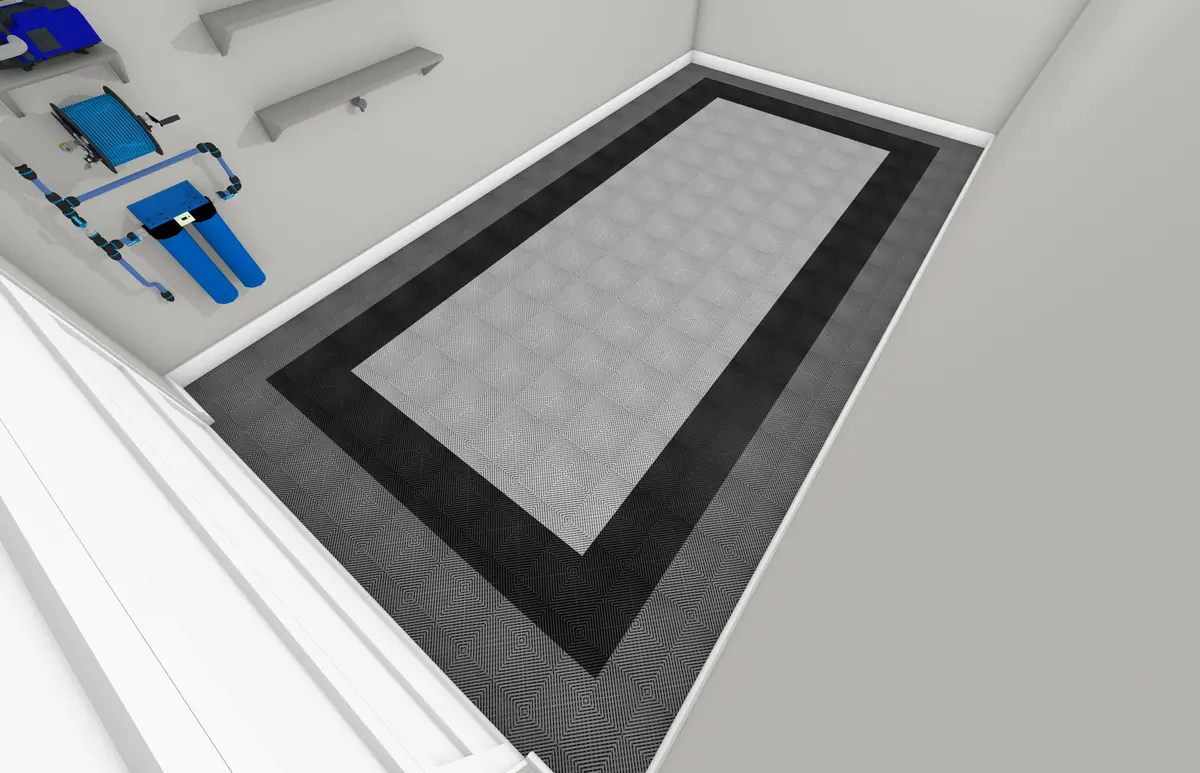 One Car Swisstrax Flooring Solution 3