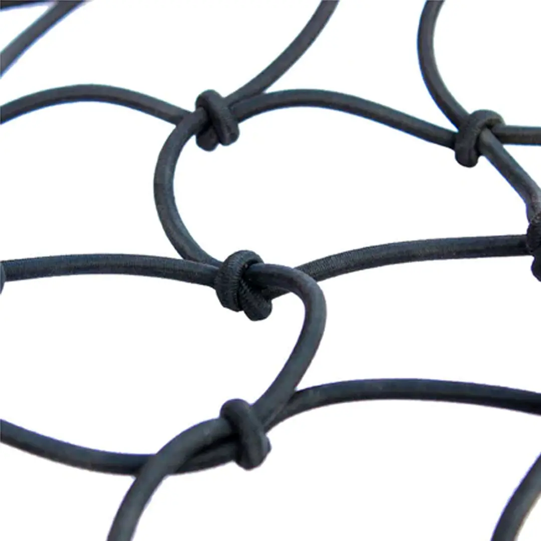 Mototech Flexi Hook Bungee Net - 15"X12" - Black 2