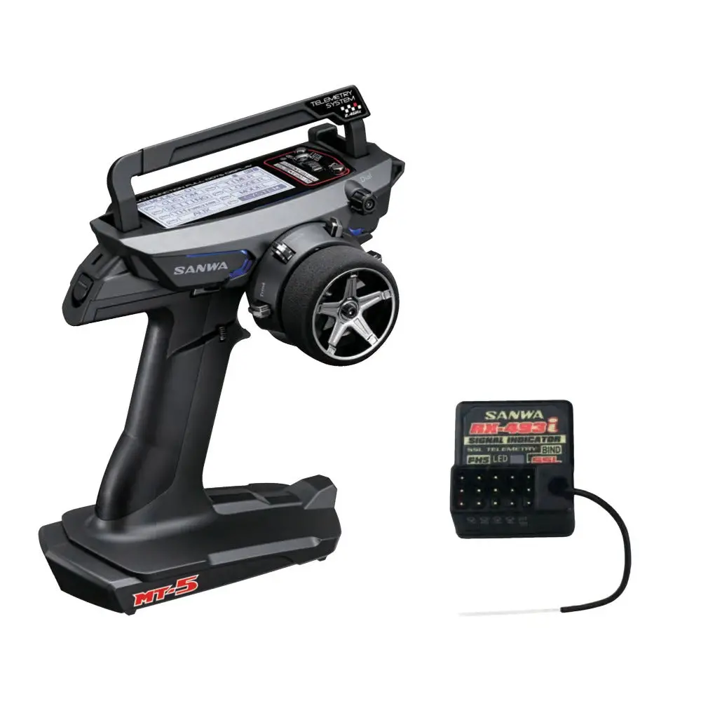 Sanwa Mt-5 Remote Control Transmitter  With Rx493i Receiver 1