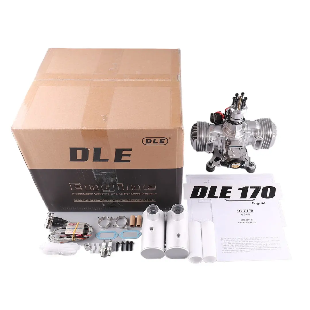 Dle 170 Rc Fixed-Wing Aircraft With Electric Start Petrol Twin-Cylinder Air-Cooled Engine 1