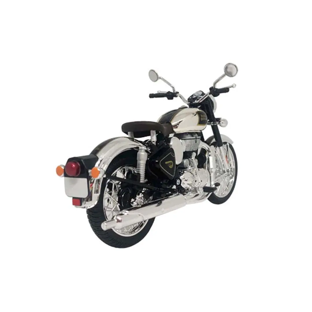 Maisto Toys Classic 350 Chrome Black 1