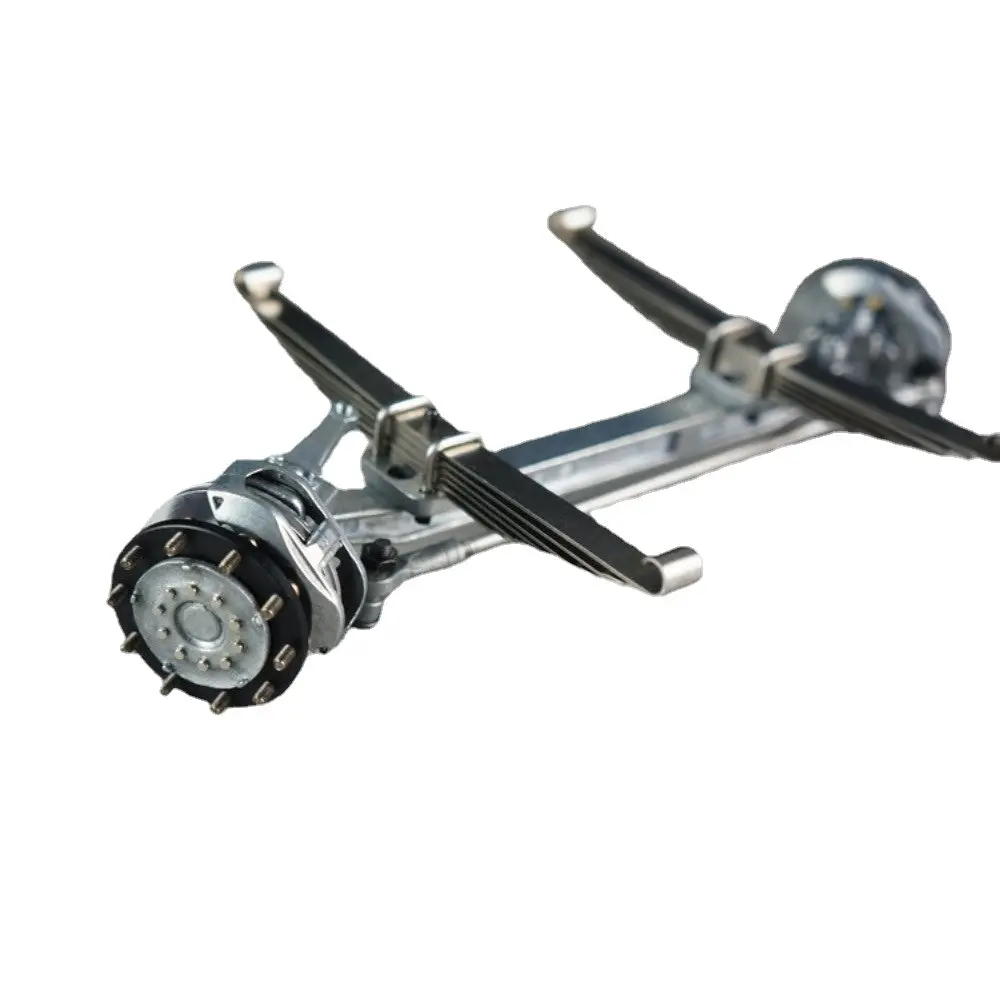 Metal Front Axle Set For 1/14 Scale Tamiya Rc Truck Tractor 1