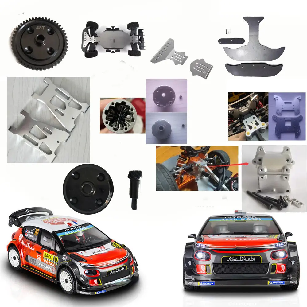 Km Thro 1/7 C3 Rally Car C3 Replace Upgrade Part 1