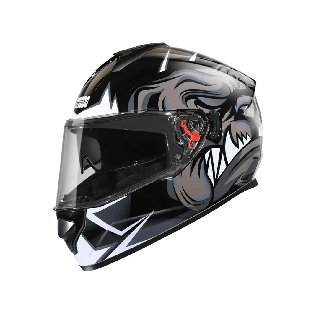 Studds Drifter D1 Matt Black N4 Grey 1