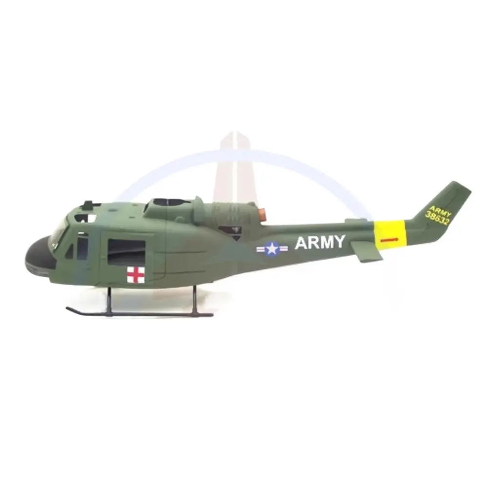 500 Scale Huey Uh-1 Fuselage For 500Esp Rc Helicopter Case 1