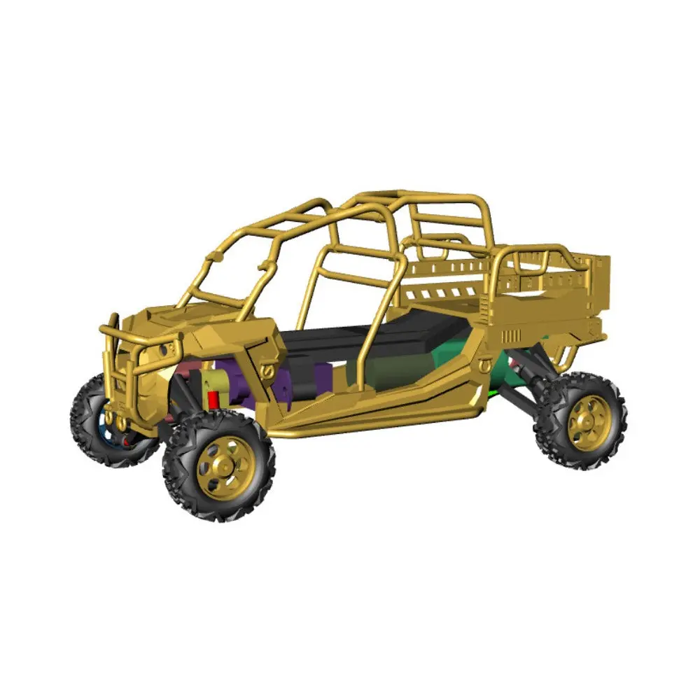 1/35 Polaris Mrzr 3D Printing All-Terrain Rc Assembly Model Car Kit Rtr 1