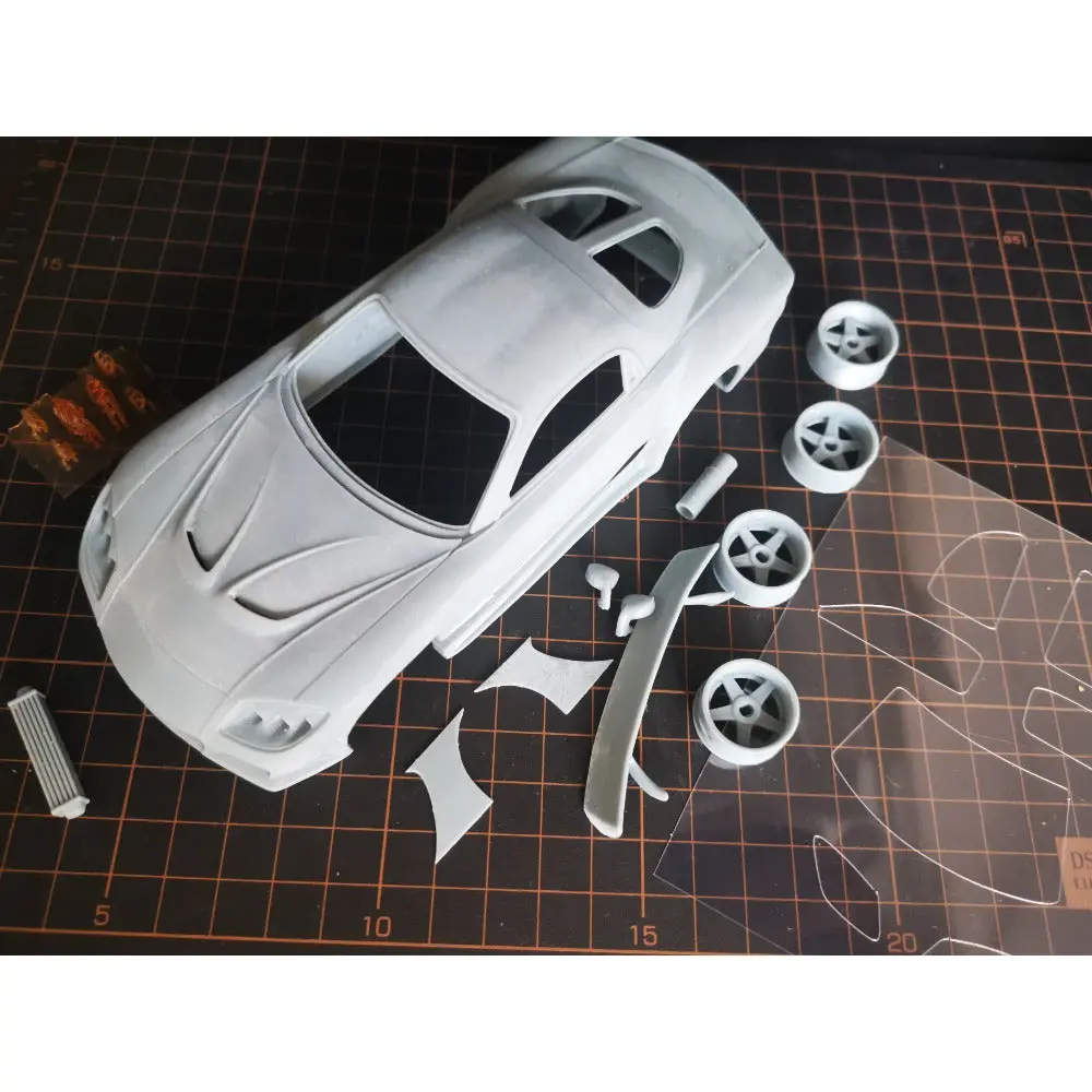 1/28 Rx7 3D Printed Car Shell Finished Kit 90Mm Wheelbase 70Mm Wide 2