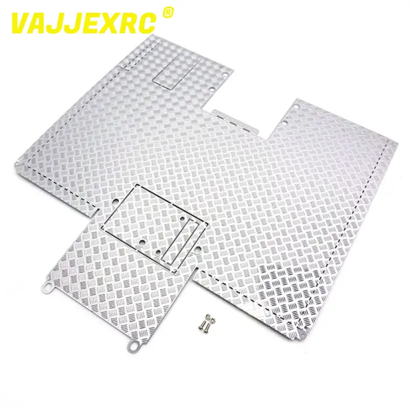 6X4 Metal Decorative Plate For 1/14 Rc Tamiya Hercules Tractor Scania Man Volvo Benz 1