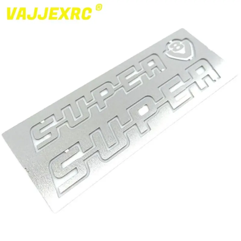 Super Metal Logo For 1/14 Tamiya Rc Truck Trailer Tipper Scania R620 56323 R730 R470 1