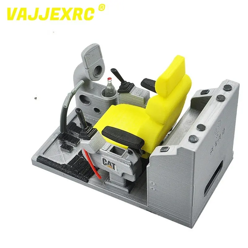 Simulation Seat Cab For 1/12 Rc Hydraulic Excavator Remote Control Huina Excavator 550 580 592 1