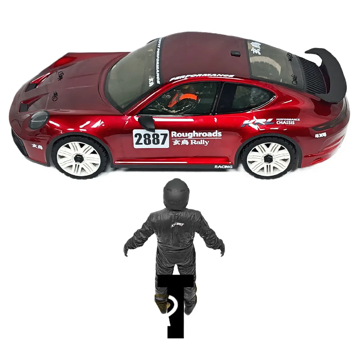 Kkpit Xnr 1/7 Rc 3S Brushless Rally Car Red Painted Rtr 1
