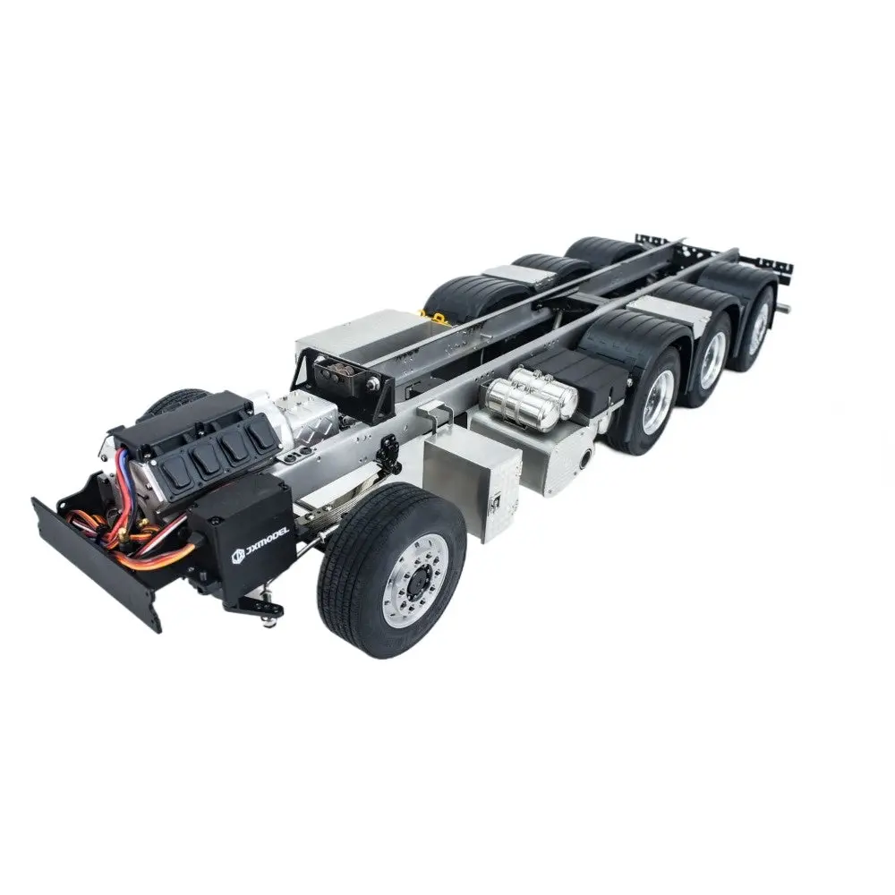 8X4 Metal Chassis For Jxf1650-Td Hydraulic Truck Mounted Crane Tamiya 1/14 Rc Tractor Truck 2