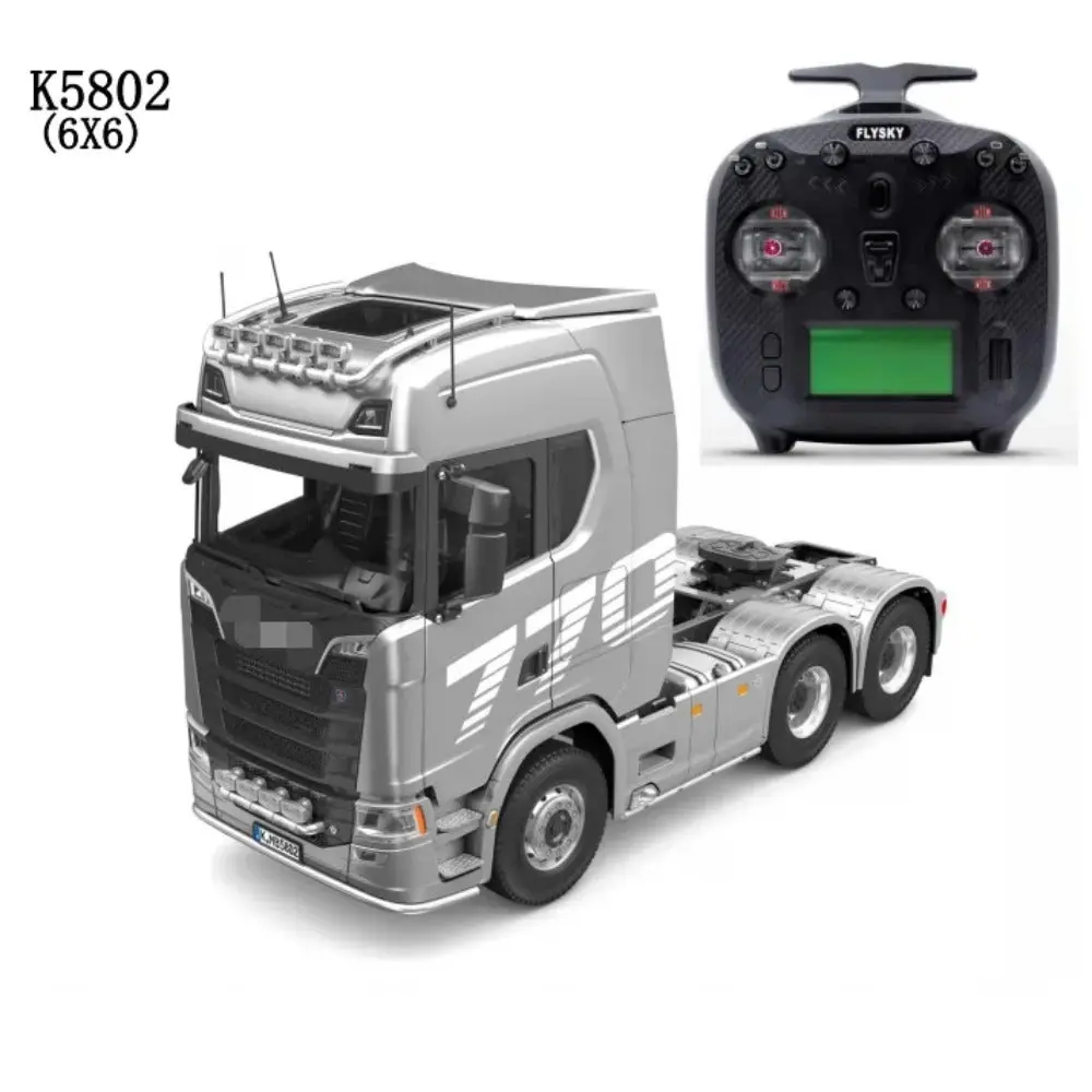 1/14 Kabolite K5802 770S 6X6 Metal Hydraulic Remote Control Truck With  Sound Light System Rtr 1