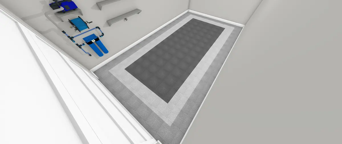 One Car Swisstrax Flooring Solution 11