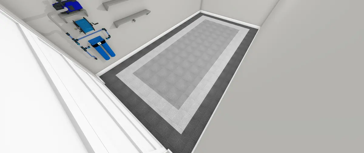 One Car Swisstrax Flooring Solution 6