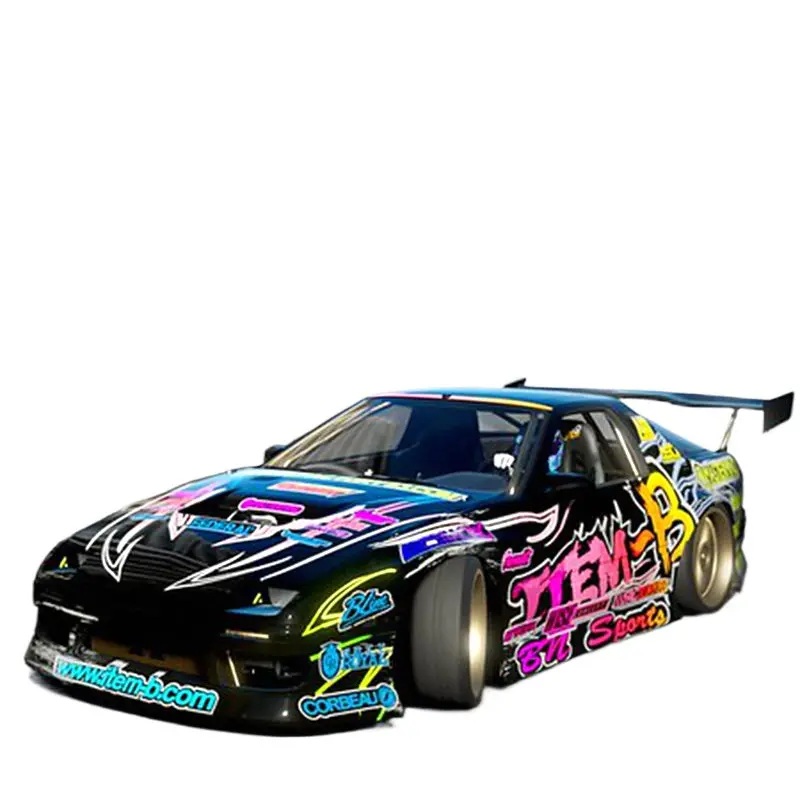 1/10 S13 Fc3 Sitemb Rc Drift Car Shell Sticker Sc1876 1