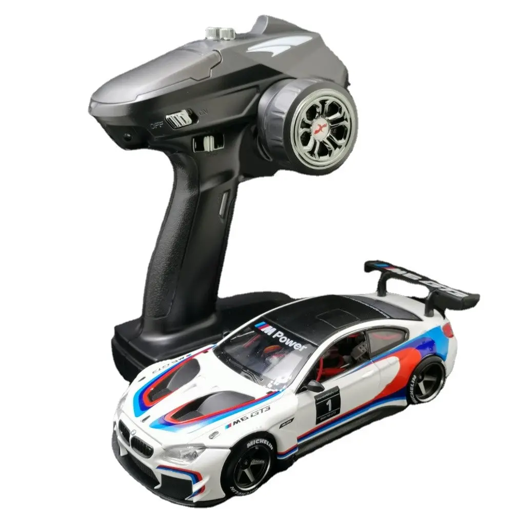 1/24 Metal Body M6 Brushed 4Wd Metal Chassis Remote Control Drift Car  With Gyroscope Rtr 1