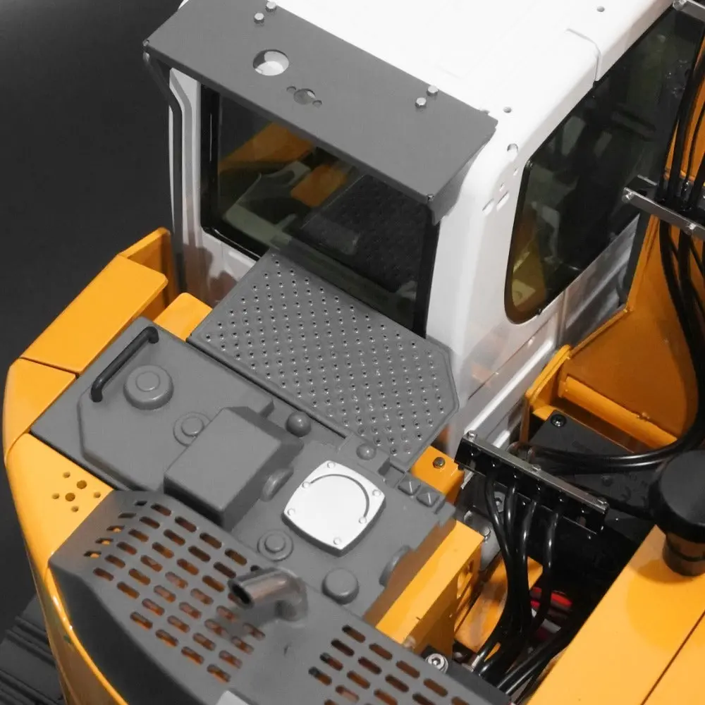 Cut 914 Rc Hydraulic Excavator Metal Simulation Hood 1