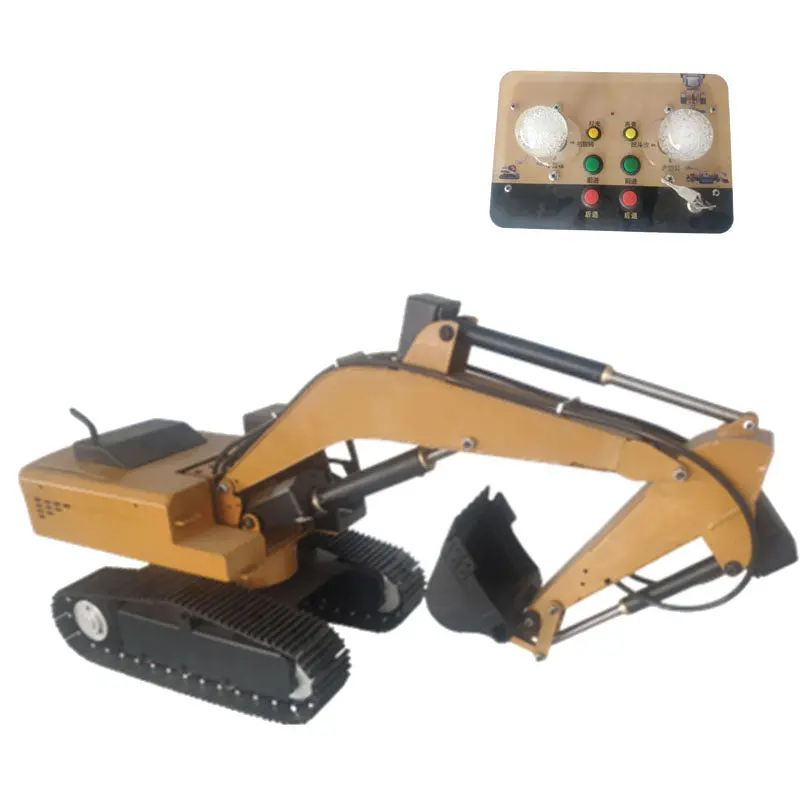 1/16 Full Metal Remote Control Screw Excavator Rtr 1