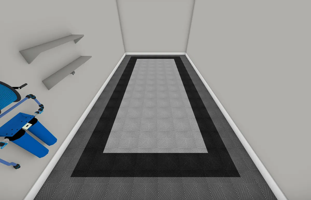 One Car Swisstrax Flooring Solution 2