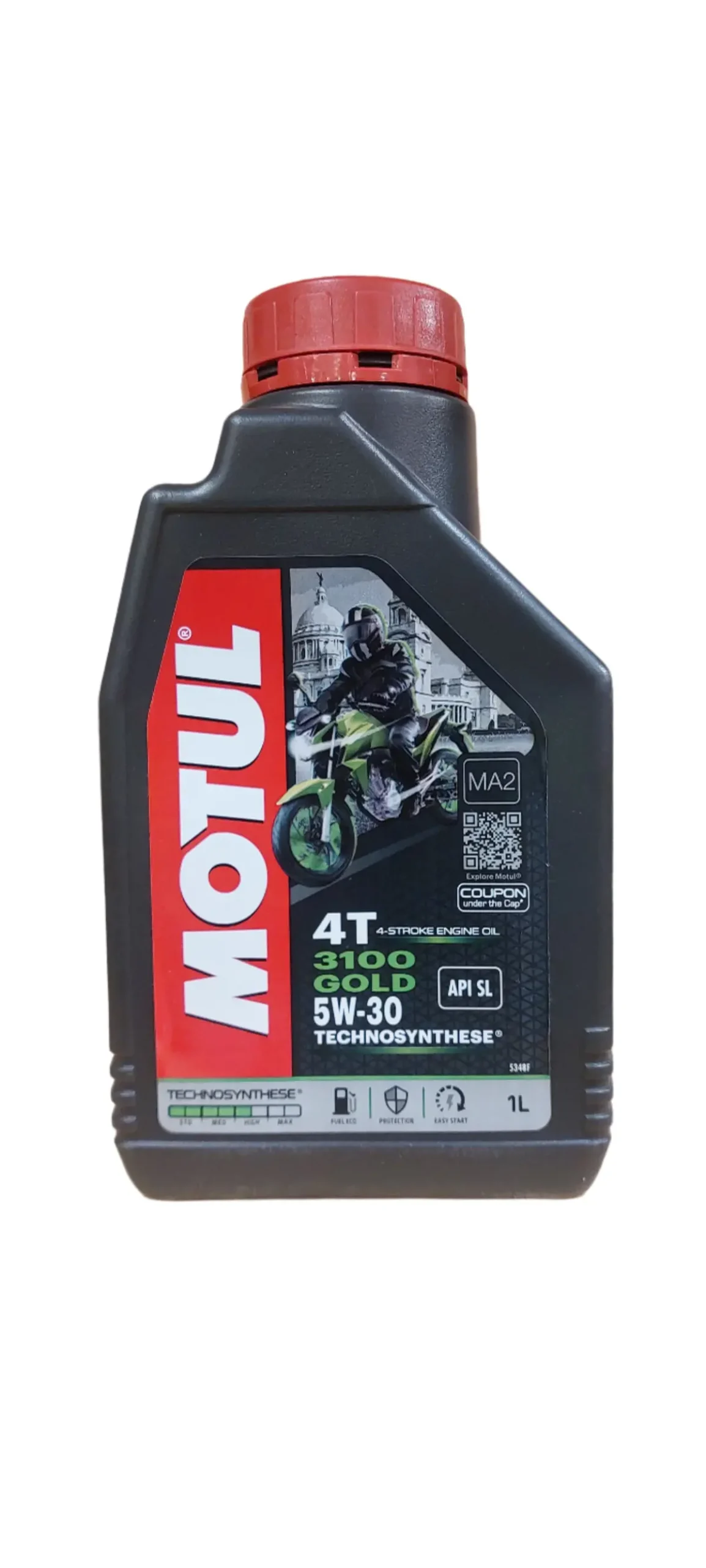 Motul 3100 4T Gold 5W-30 Semi Synthetic Engine Oil 1