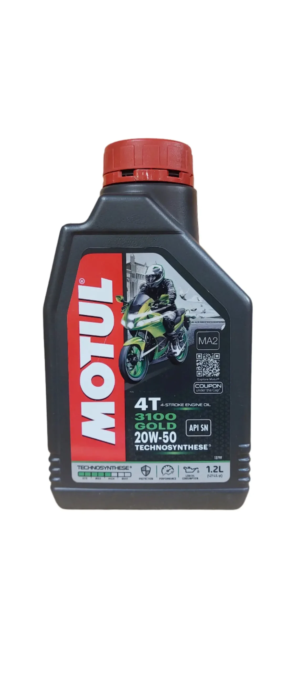 Motul 3100 4T Gold 20W-50 Semi Synthetic Engine Oil 1
