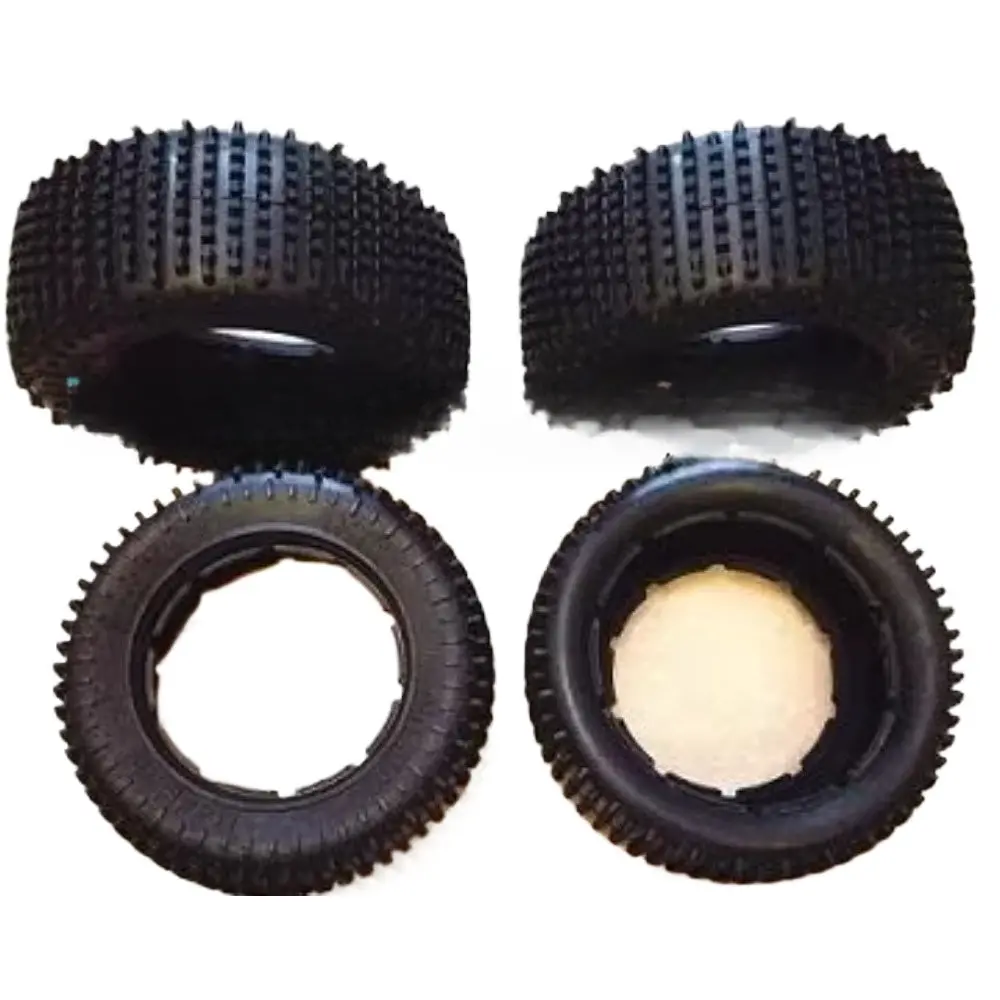 4Pcs Madmax Mud Tires For 1/5 Rovan Baja 5T 5B Losi Dbxl-E Rc Car 1