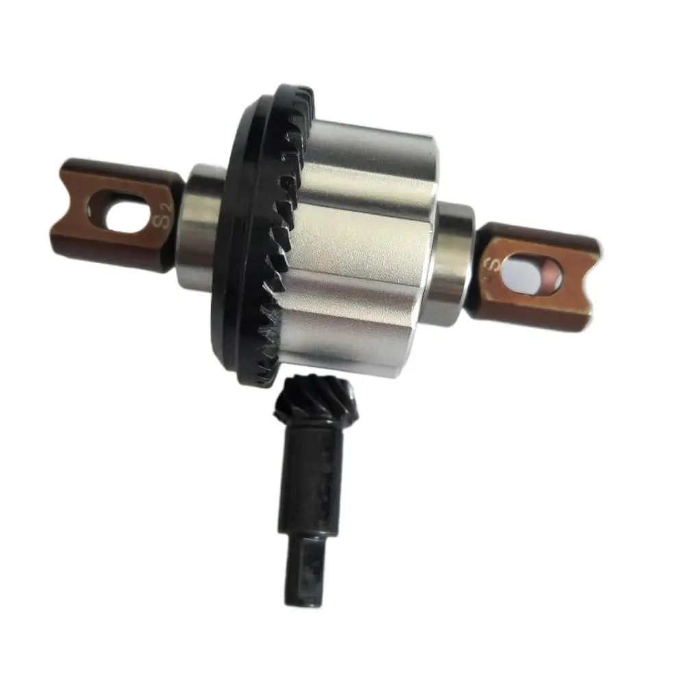 Metal Front Rear Differential Assembly For Km 1/7 Wrc Citroen C3 Remote Control Rally Car 1